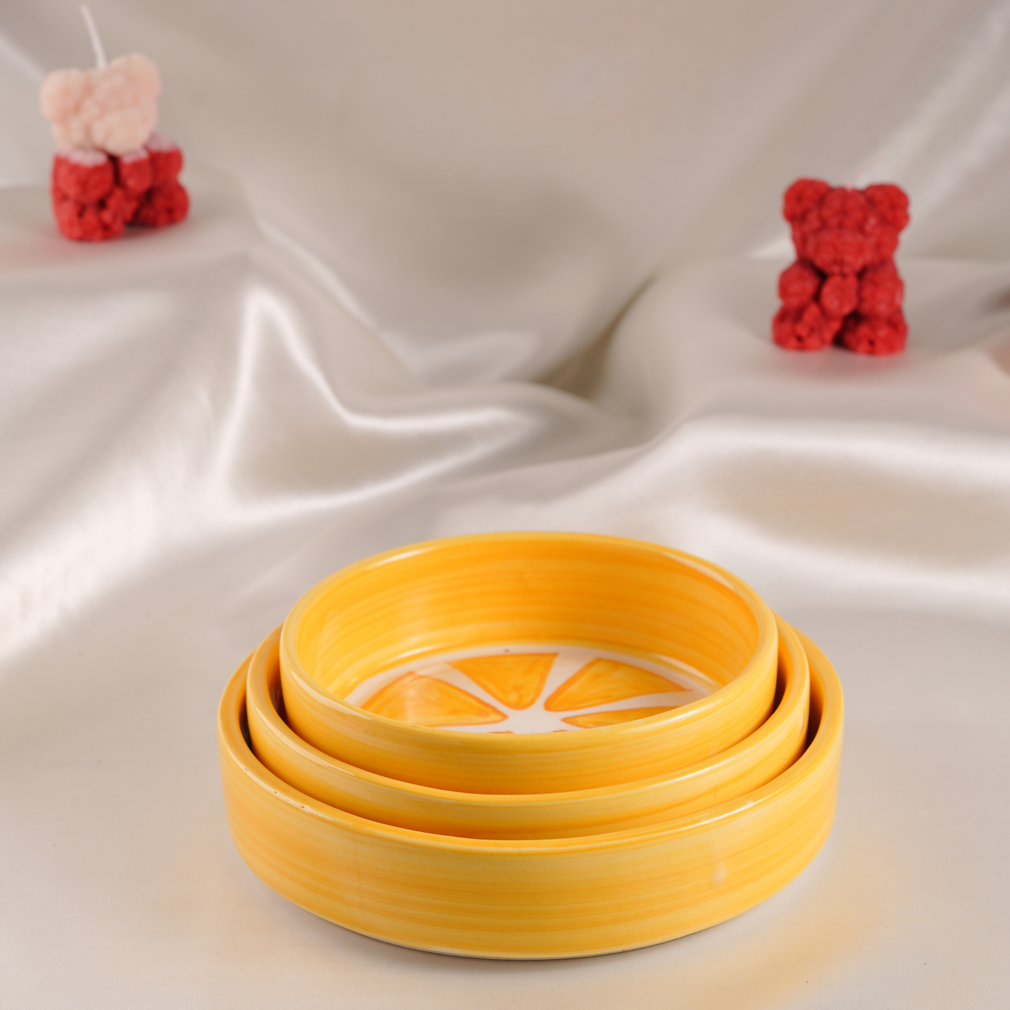 My Crockery Shop Ceramic Snack Bowls (Set of 3)