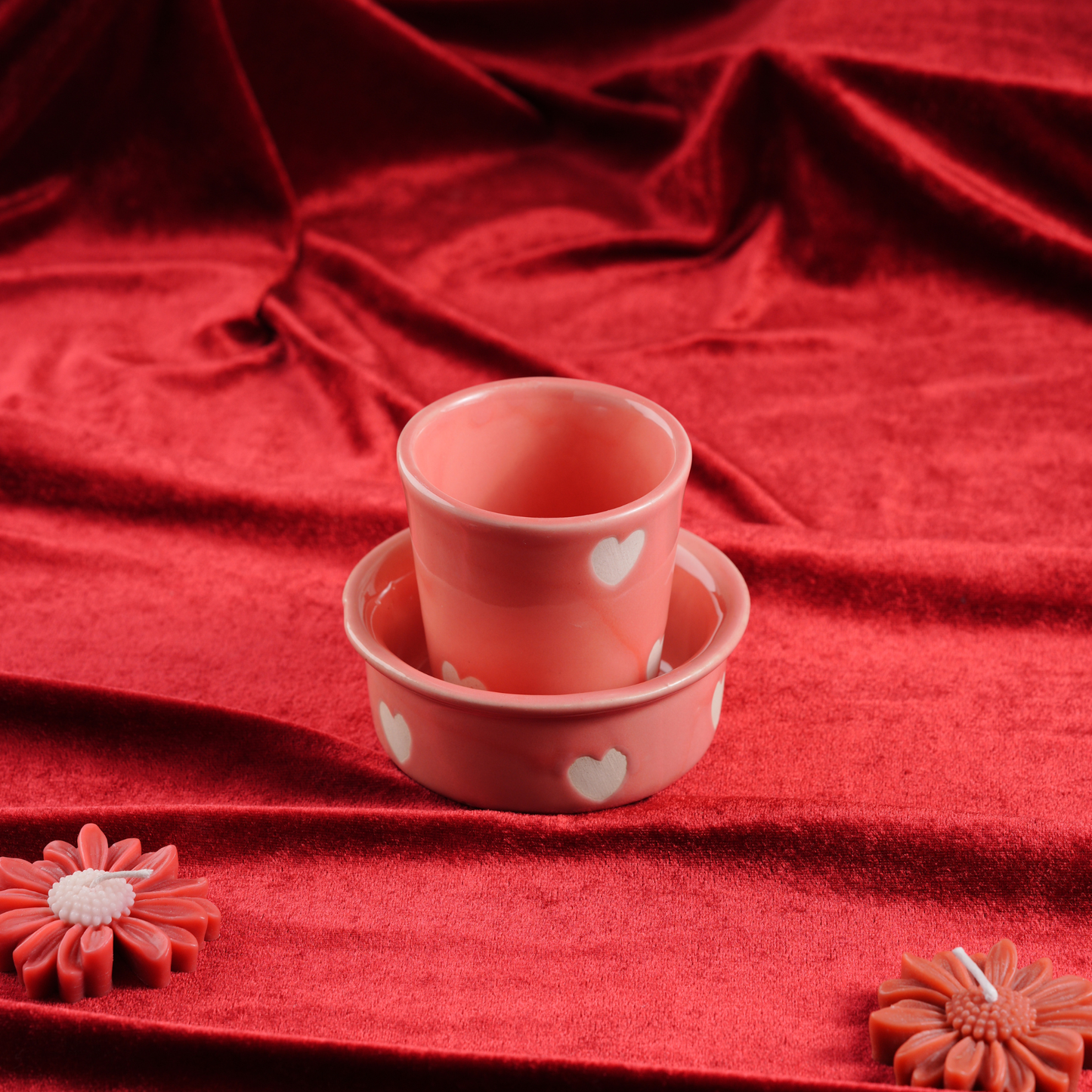 My Crockery Shop Little Love Handcrafted Tea Cup & Dabra