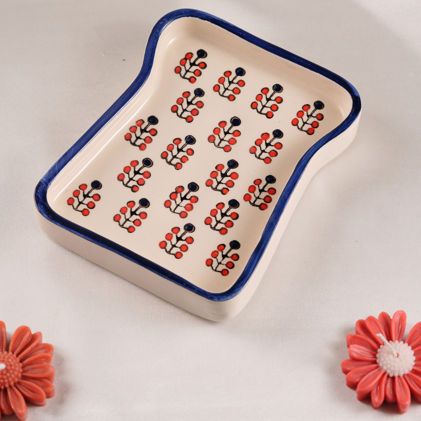 My Crockery Shop Handcrafted Love Ceramic Snack Tray