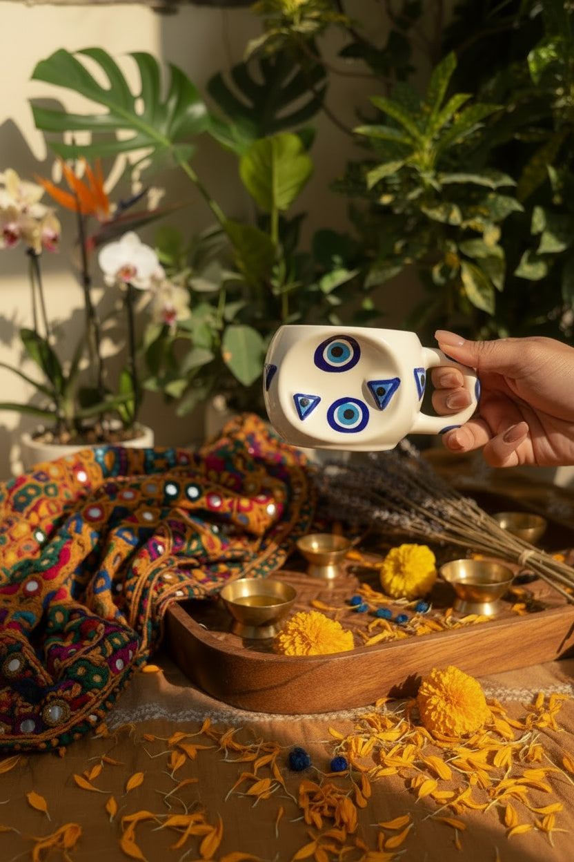 Evil eye and chilly  mug
