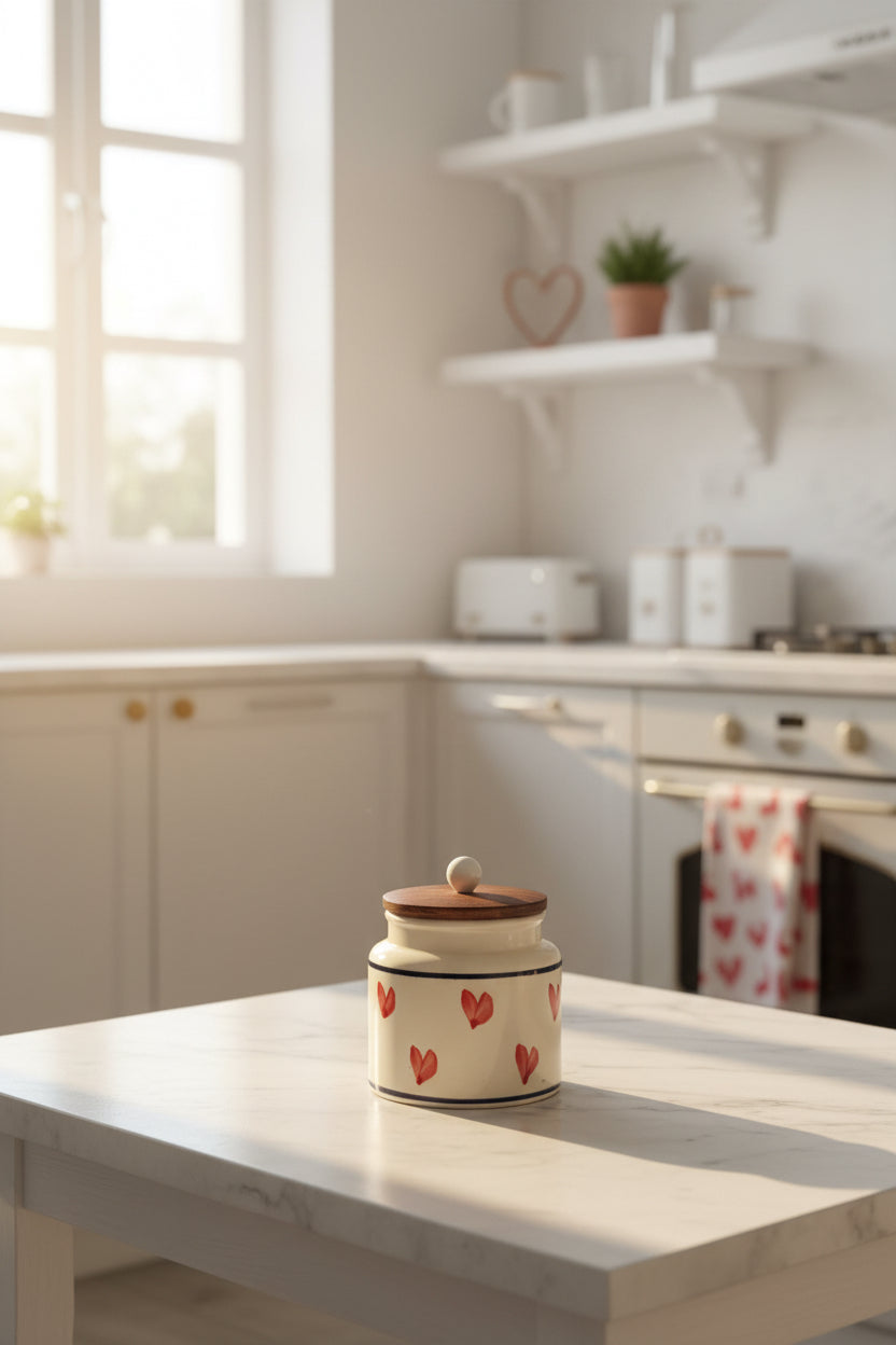 Handpainted Airtight jars 500 mL