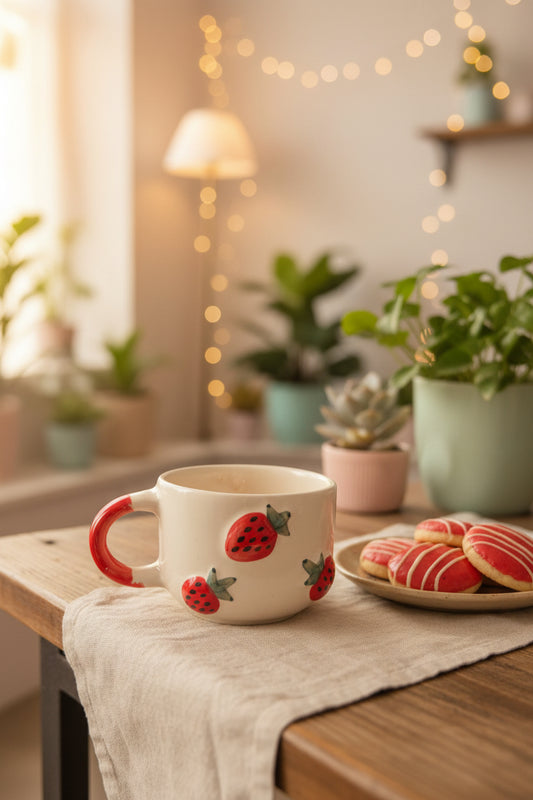 My Crockery Shop Strawberry  Surprise mug
