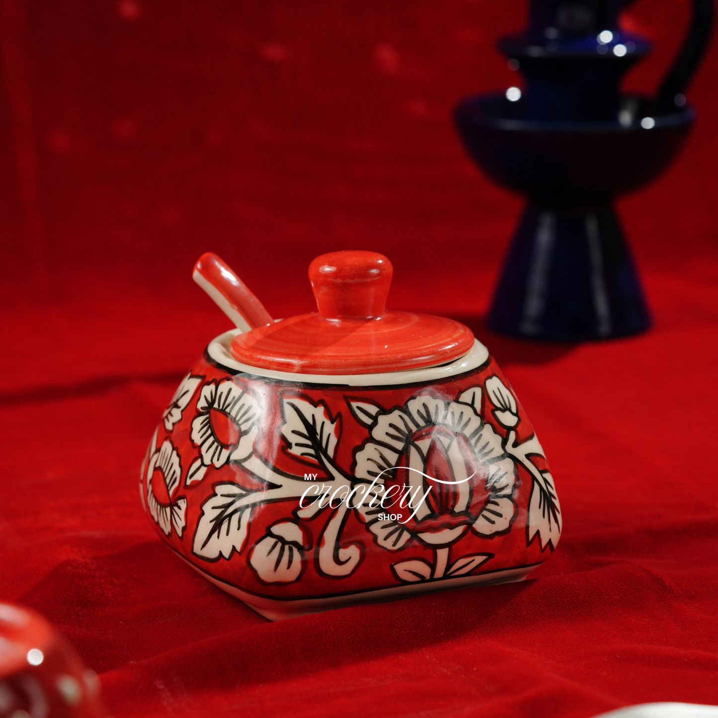 My Crockery Store Heritage-Inspired Ceramic Pickle Jar