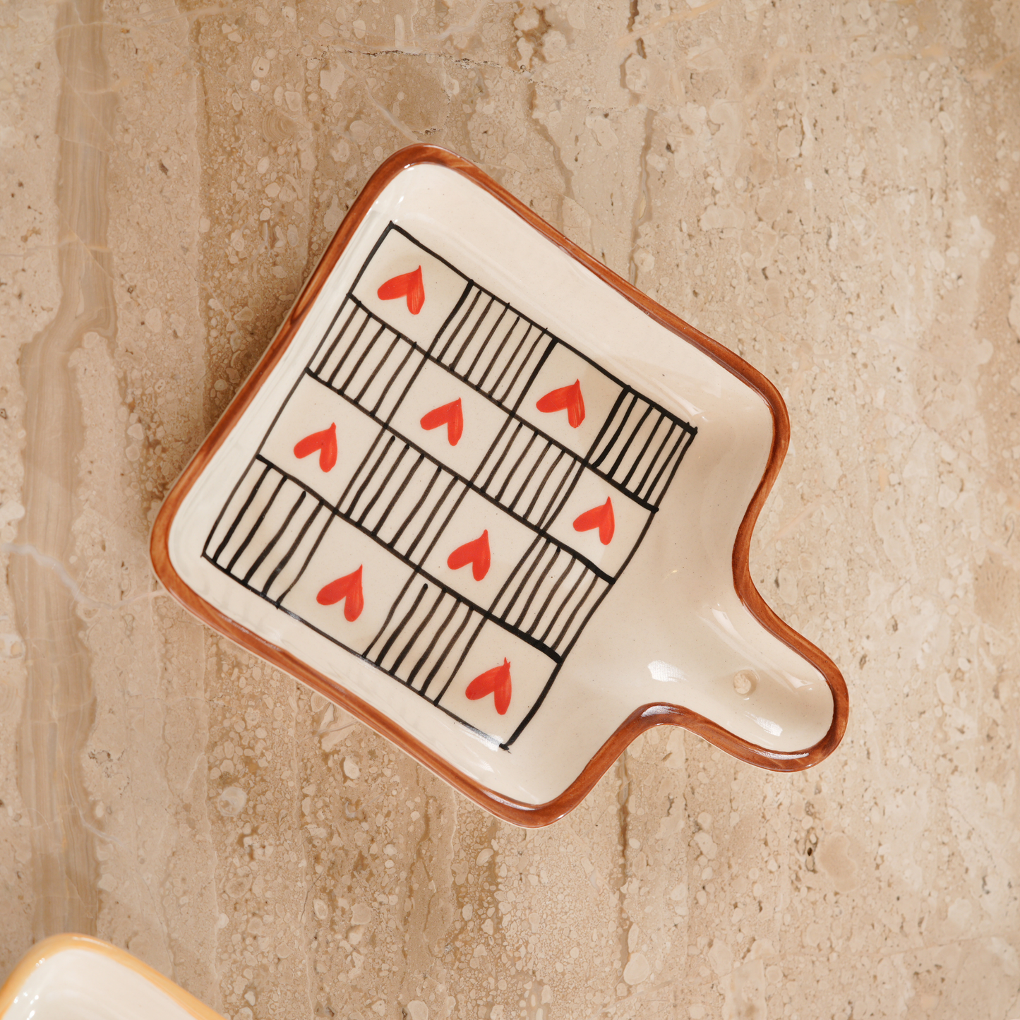 My Crockery Shop Whimsy Square Snack Plate
