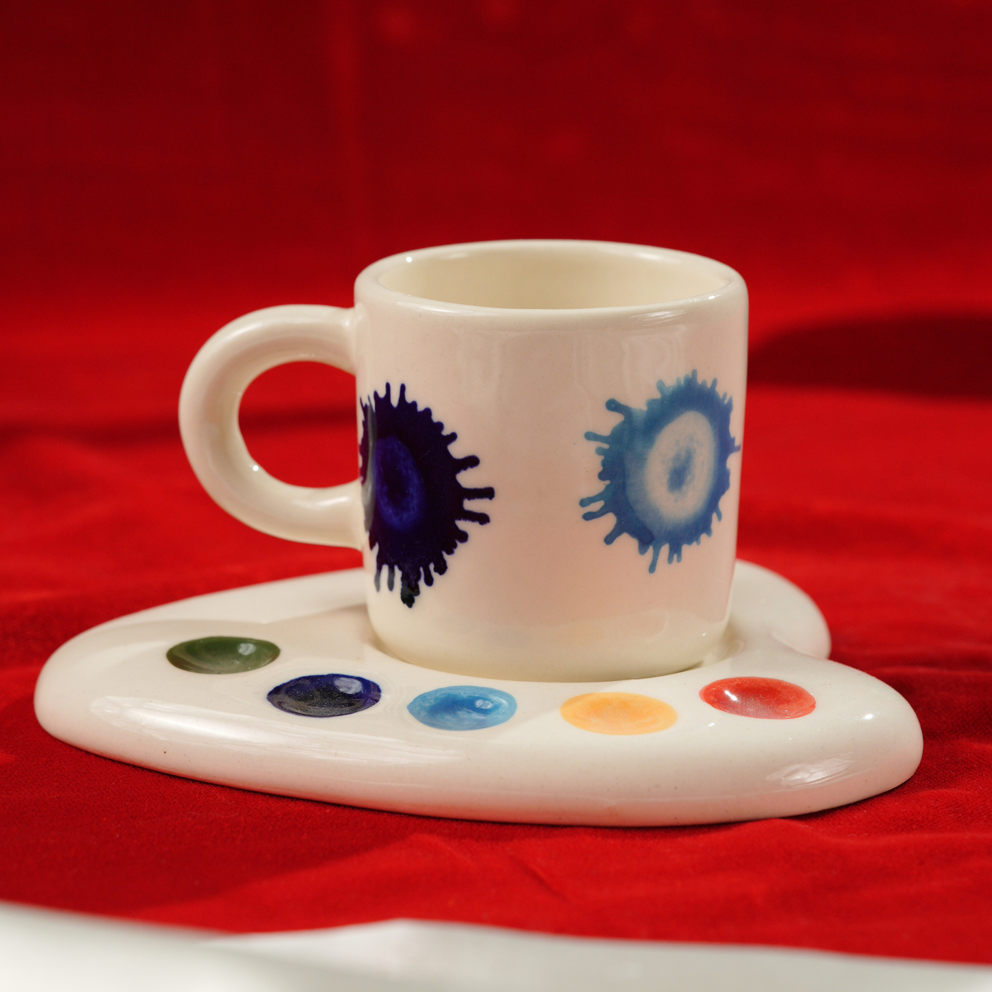 My Crockery Shop Little Joys Handcrafted Cup & Saucer Set – Single