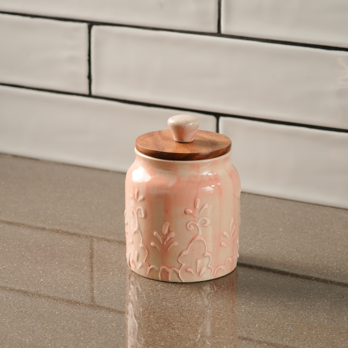 My Crockery Shop Handcrafted Ceramic Storage Jar