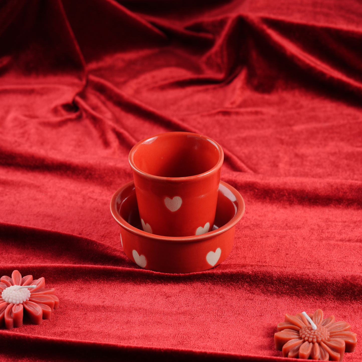 My Crockery Shop Little Love Handcrafted Tea Cup & Dabra
