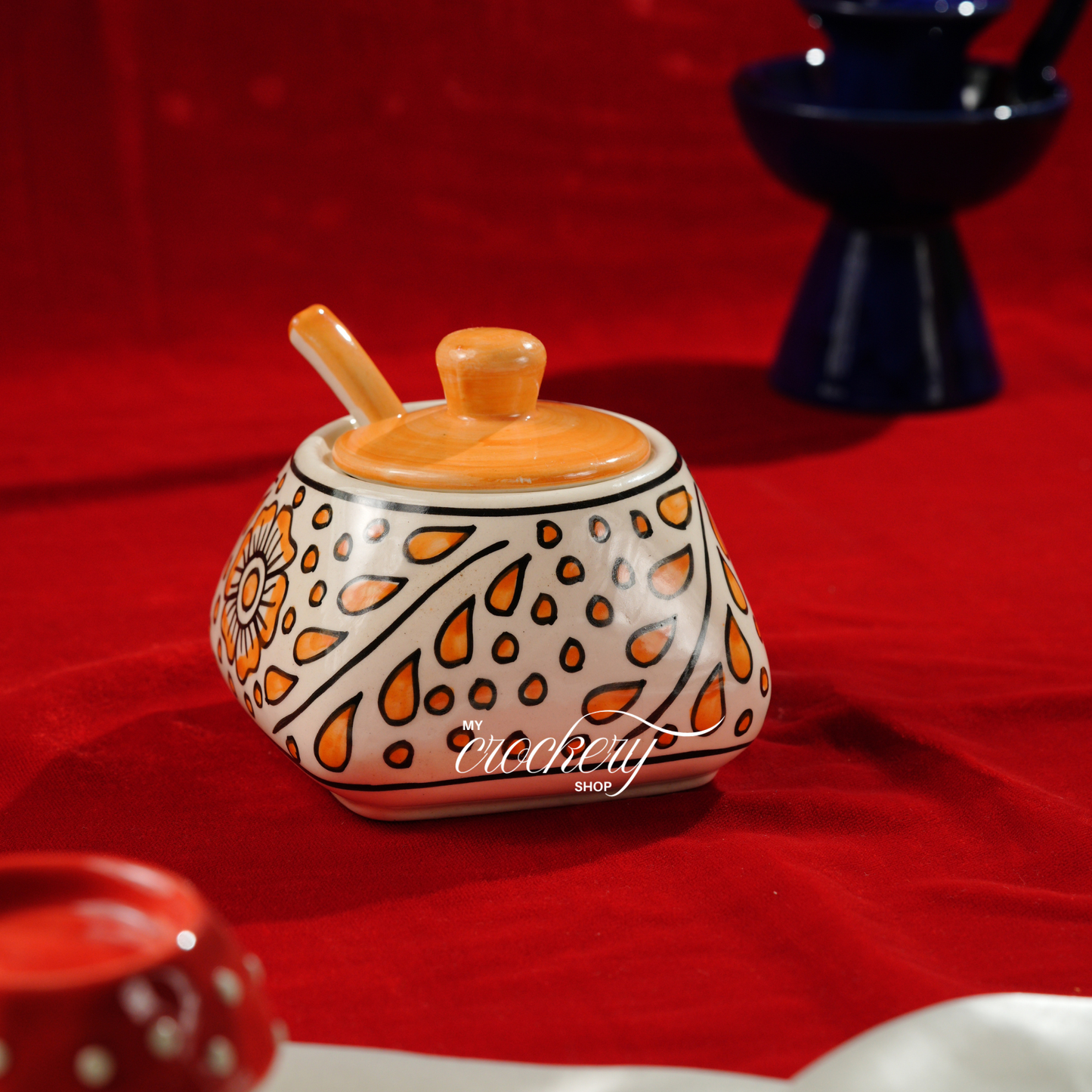My Crockery Store Heritage-Inspired Ceramic Pickle Jar