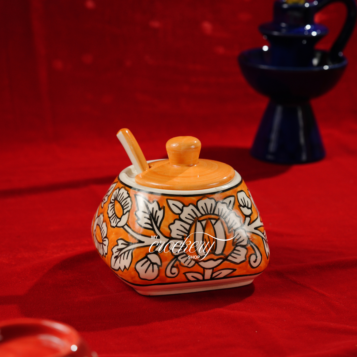 My Crockery Store Heritage-Inspired Ceramic Pickle Jar