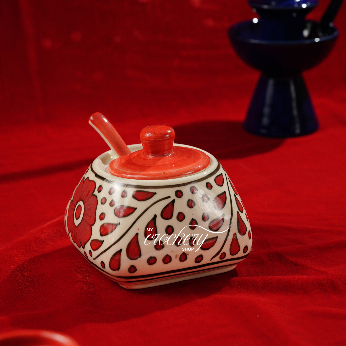 My Crockery Store Heritage-Inspired Ceramic Pickle Jar