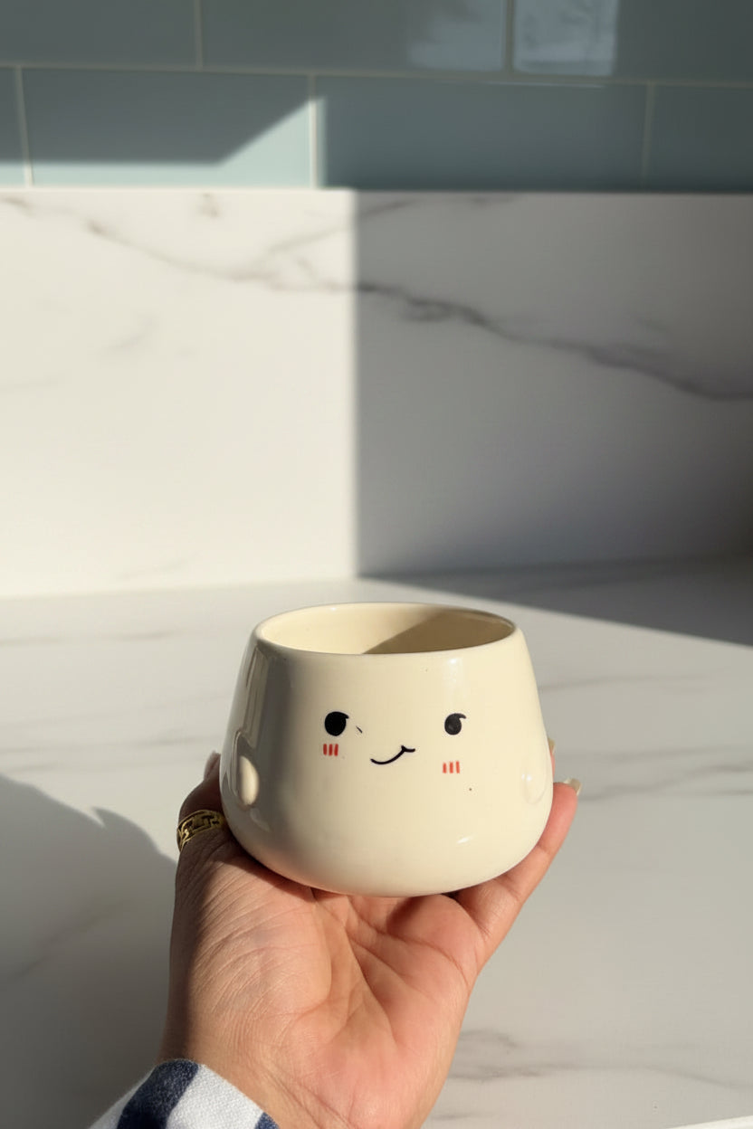 Cuddle Face Ceramic Mug (Set of 1)