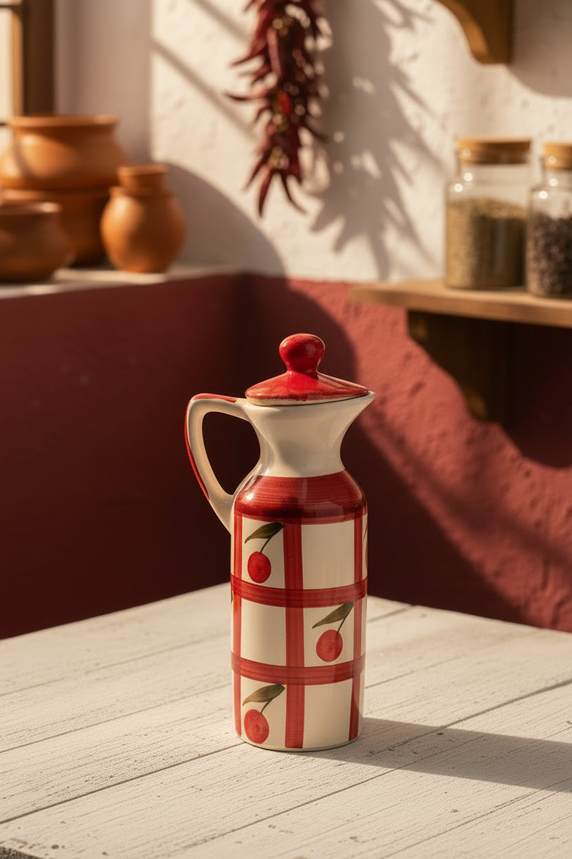 Handcrafted Ceramic Oil Dispenser – 500 mL