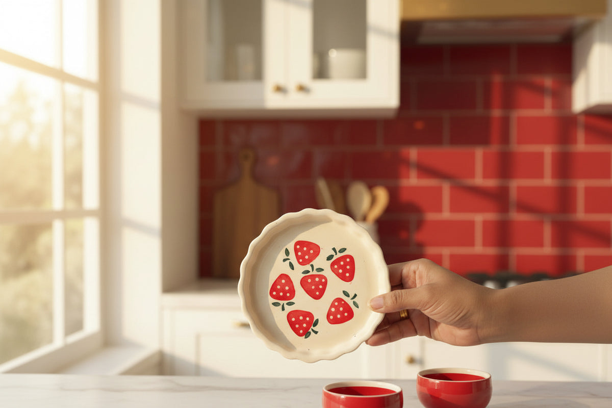 Berry & Boho Mini Ceramic Cookie Plate – 4 Inch

(set of 1)