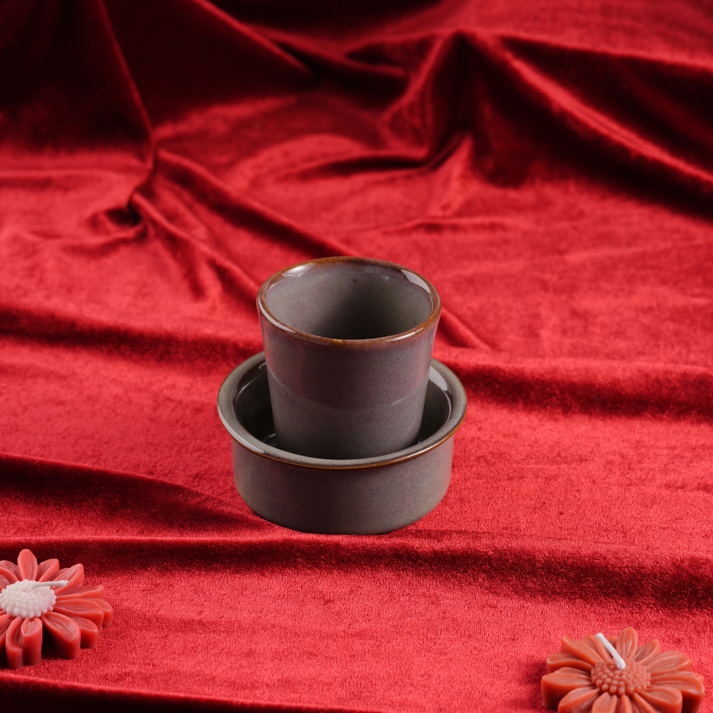 My Crockery Shop Little Love Handcrafted Tea Cup & Dabra