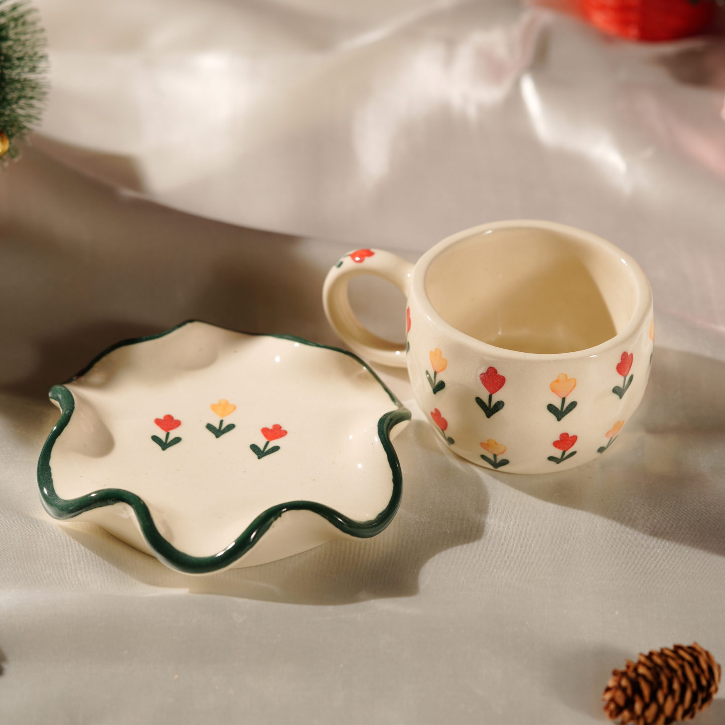 My Crockery Shop Garden Bloom Floral Cup & Saucer
