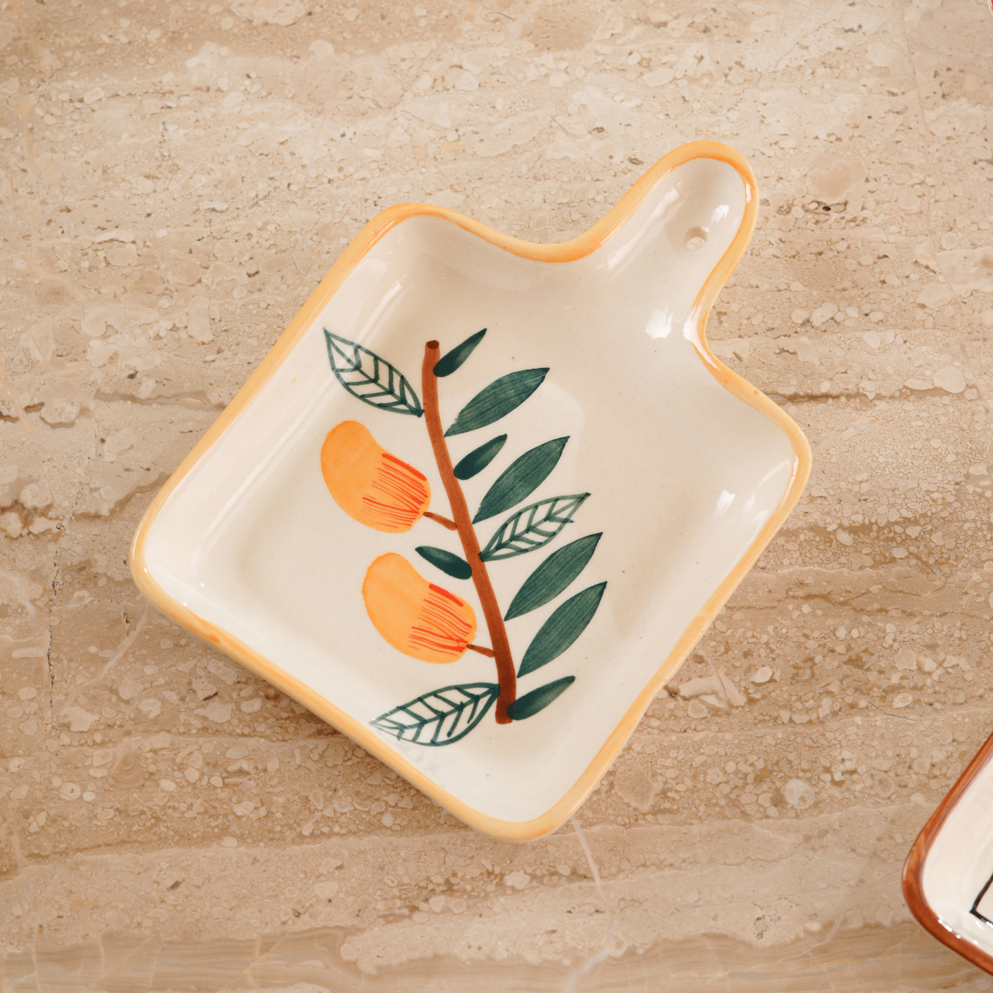 My Crockery Shop Whimsy Square Snack Plate