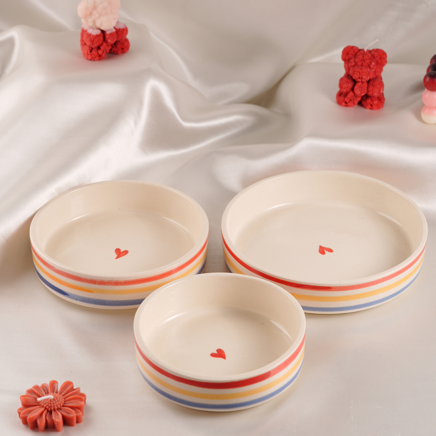 My Crockery Shop Ceramic Snack Bowls (Set of 3)
