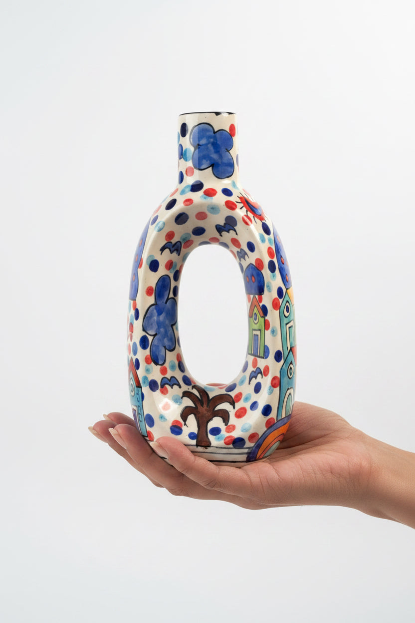 Artisan Hollow vase