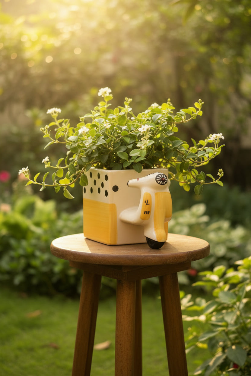 Scooter planter