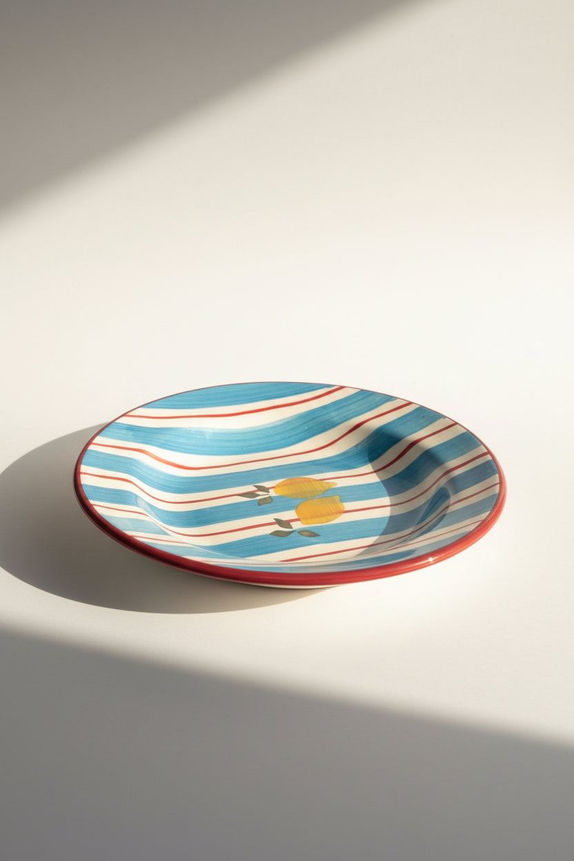 My Crockery Shop Stripe Pasta plates