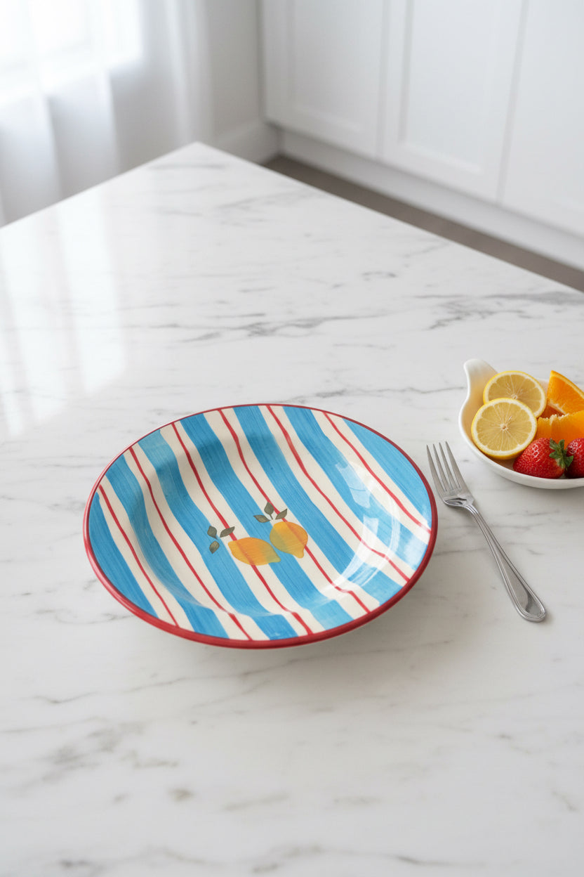 My Crockery Shop Stripe Pasta plates