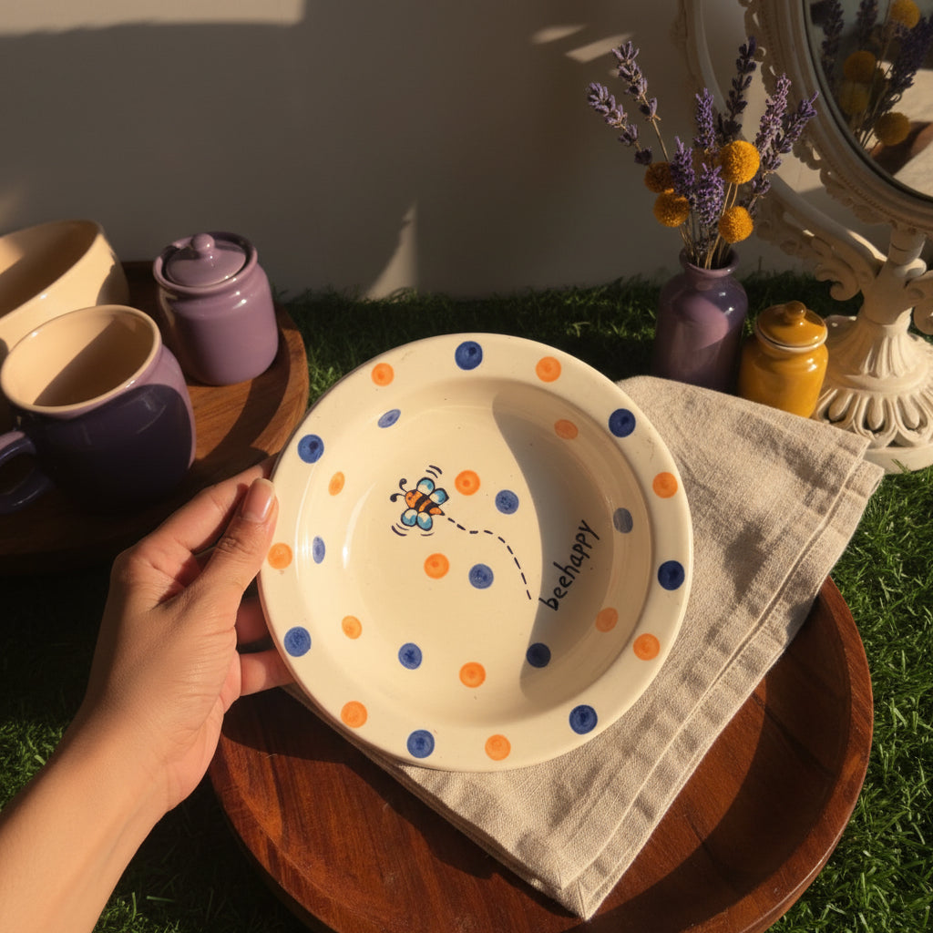 🍝 Collection Name: Pasta Party Ceramic Plates (Set of 1)