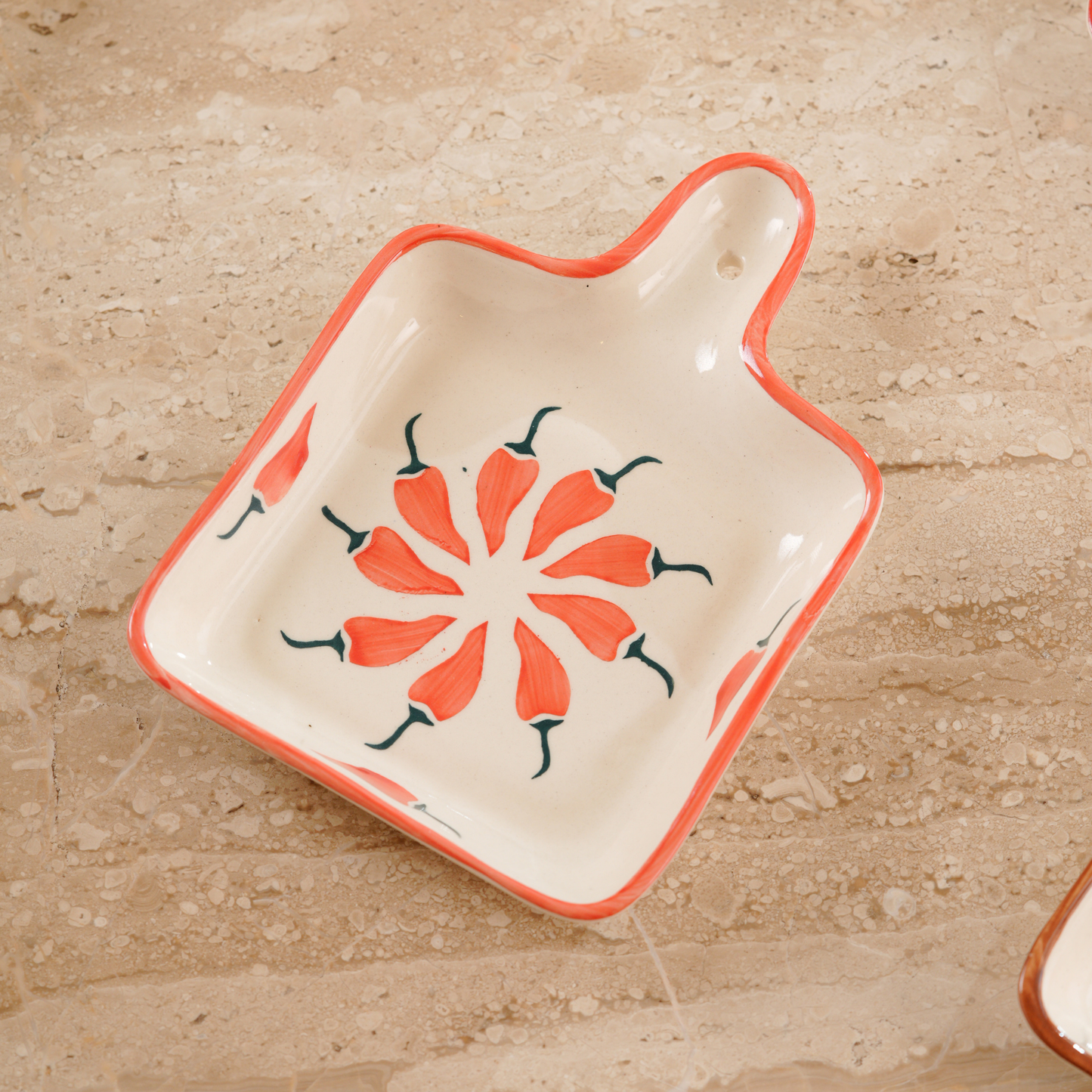 My Crockery Shop Whimsy Square Snack Plate