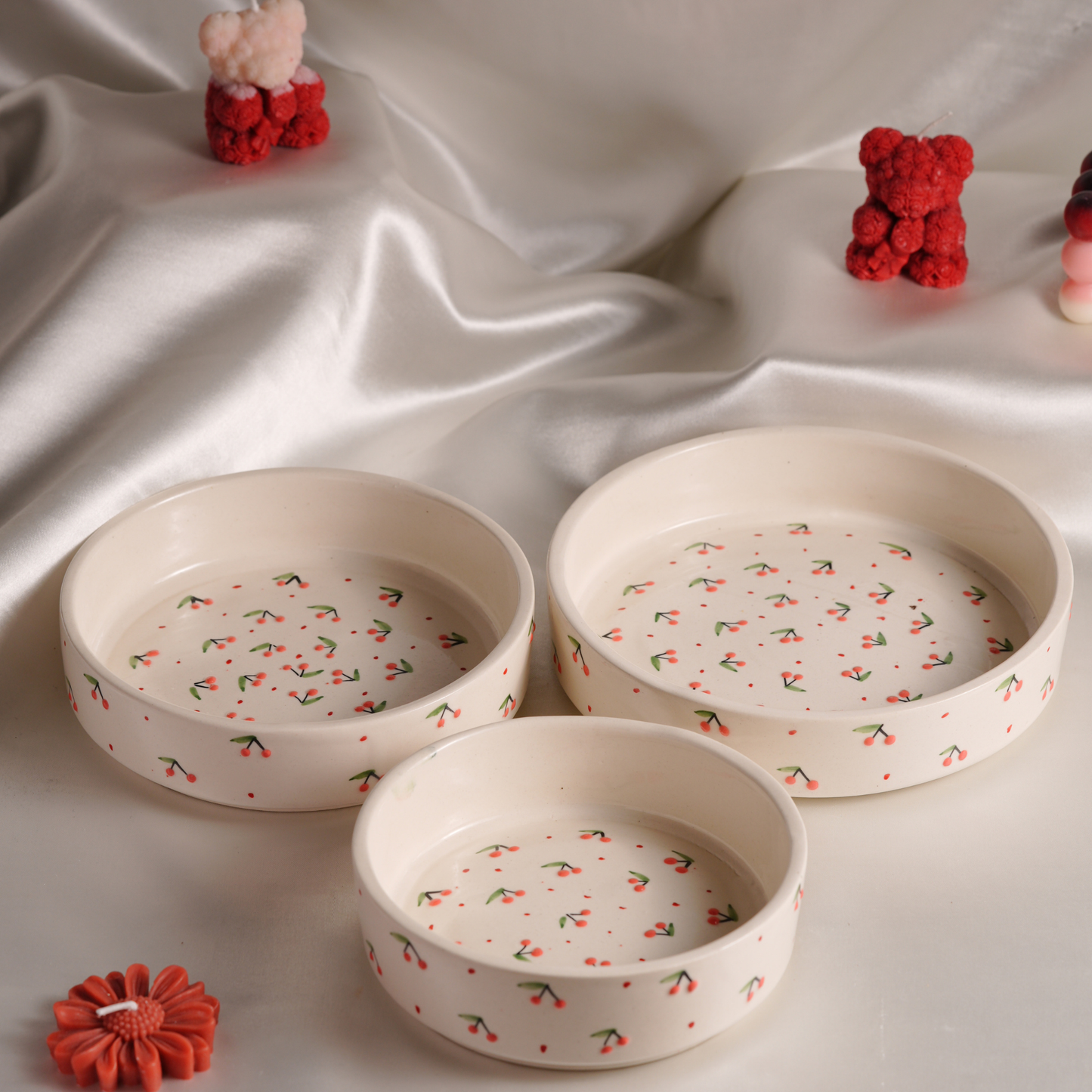 My Crockery Shop Ceramic Snack Bowls (Set of 3)