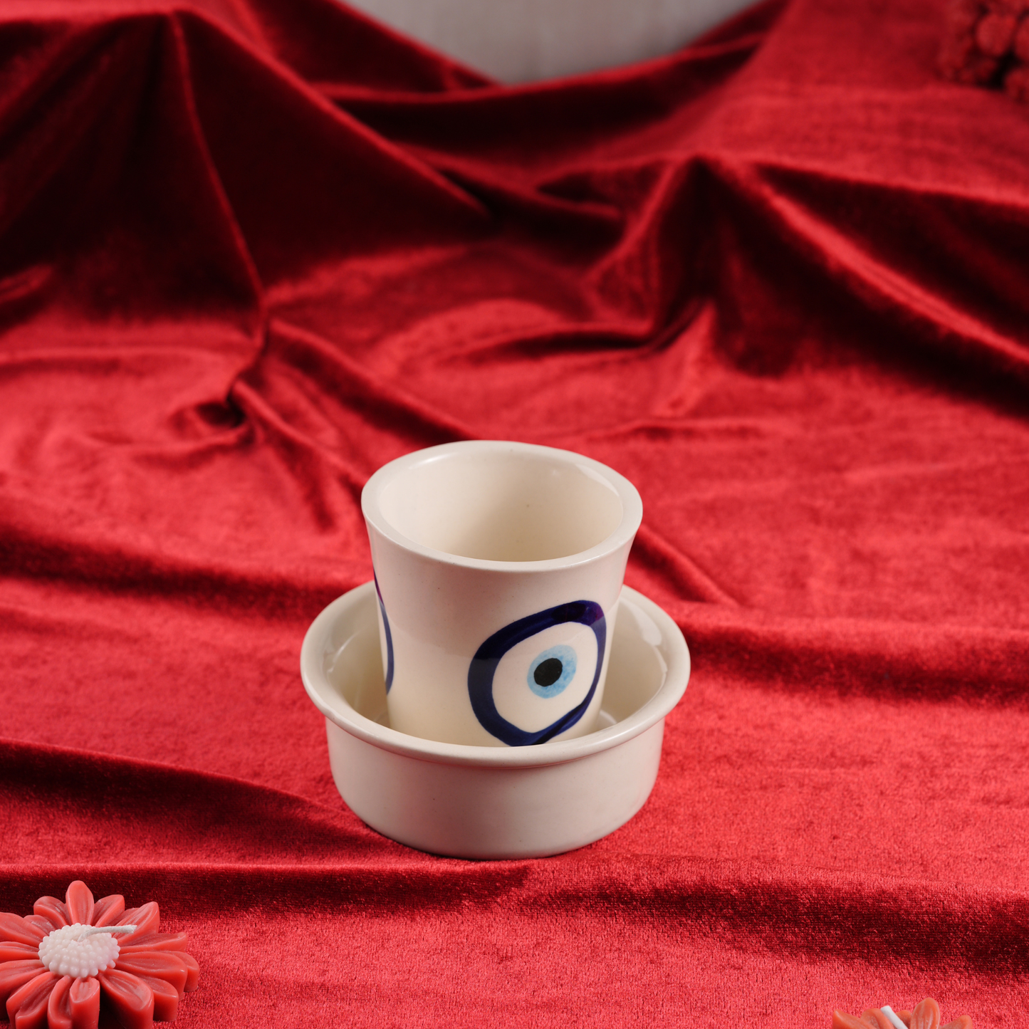 My Crockery Shop Little Love Handcrafted Tea Cup & Dabra