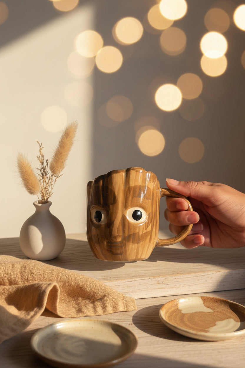 🌳 Tree Gaze Mug – A Little Piece of Nature ( Set of 1 )