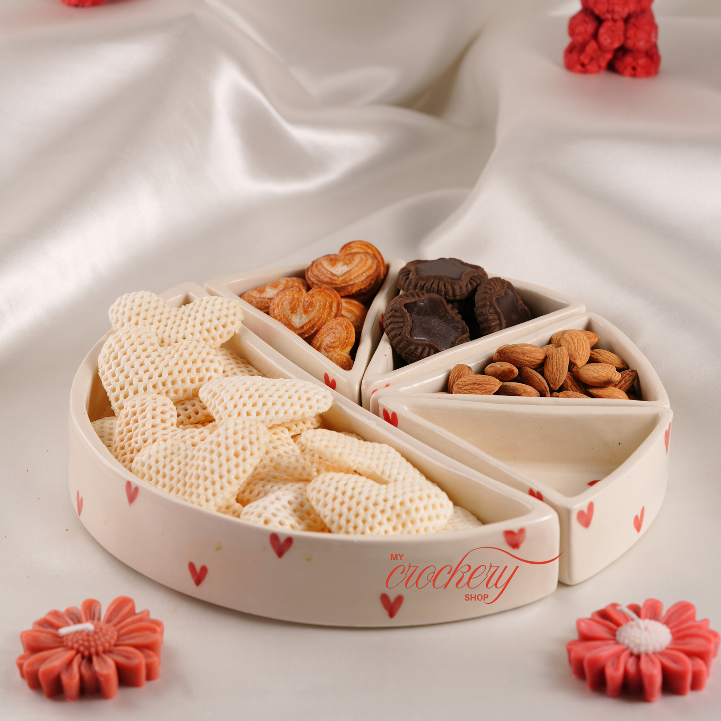 My Crockery Shop Little Hearts Snack Platter