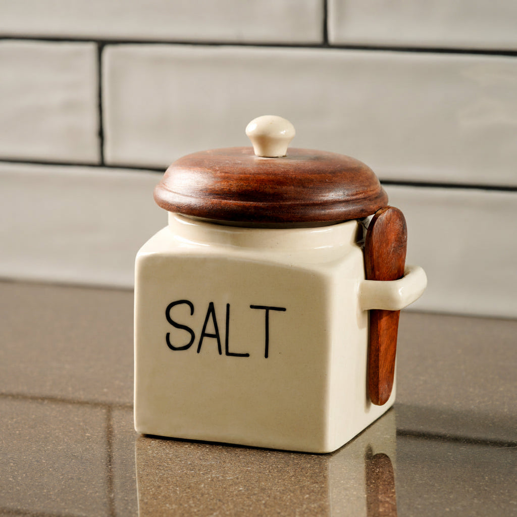 Tea Coffee Sugar & Salt jar ( Without Tray )Can select Options