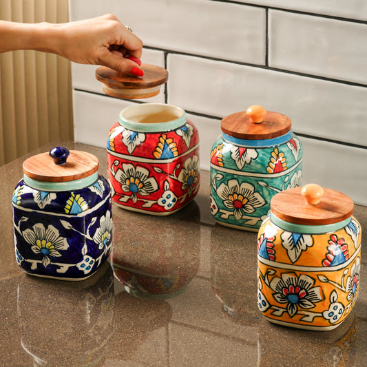 Handpainted jars 500 mL