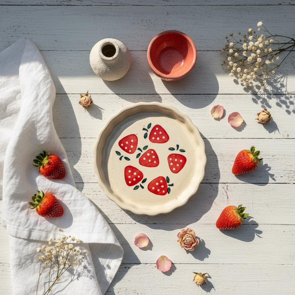 Berry & Boho Mini Ceramic Cookie Plate – 4 Inch

(set of 1)