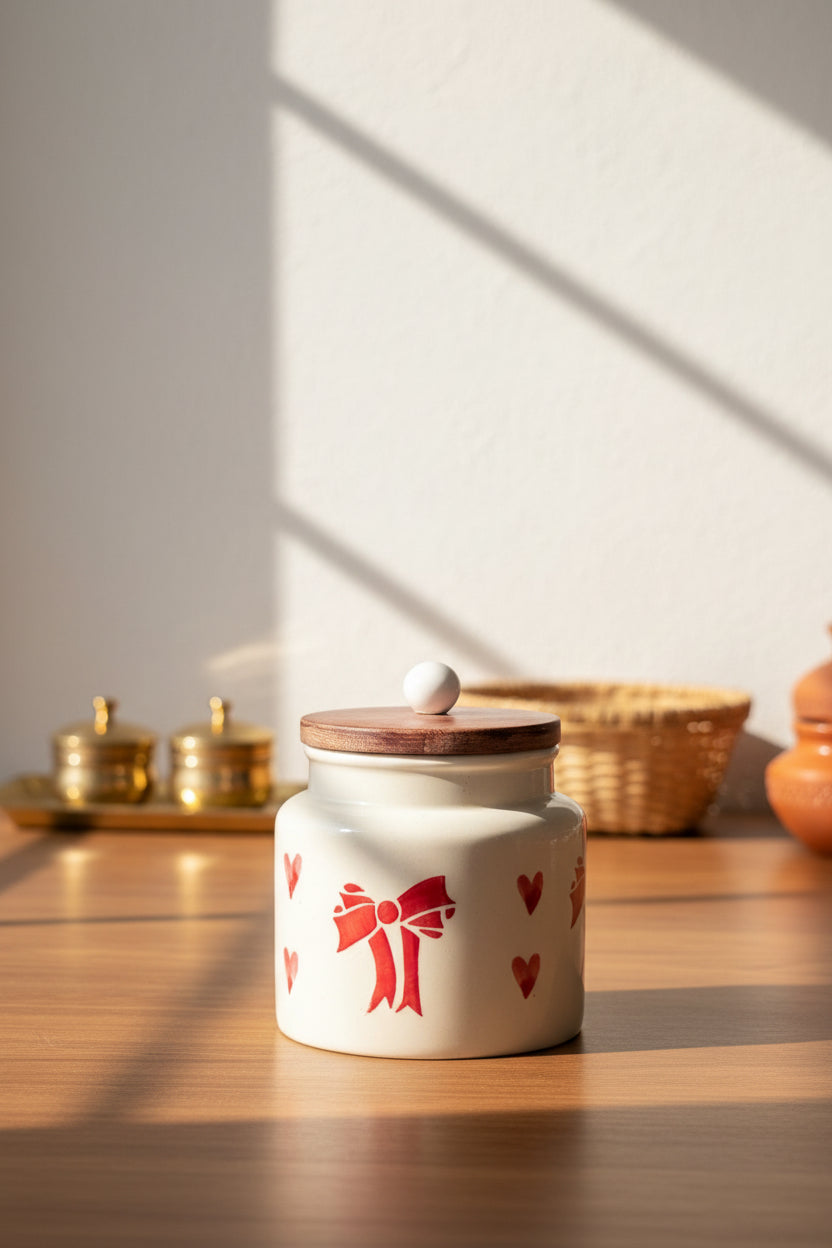 Handpainted Airtight jars 500 mL
