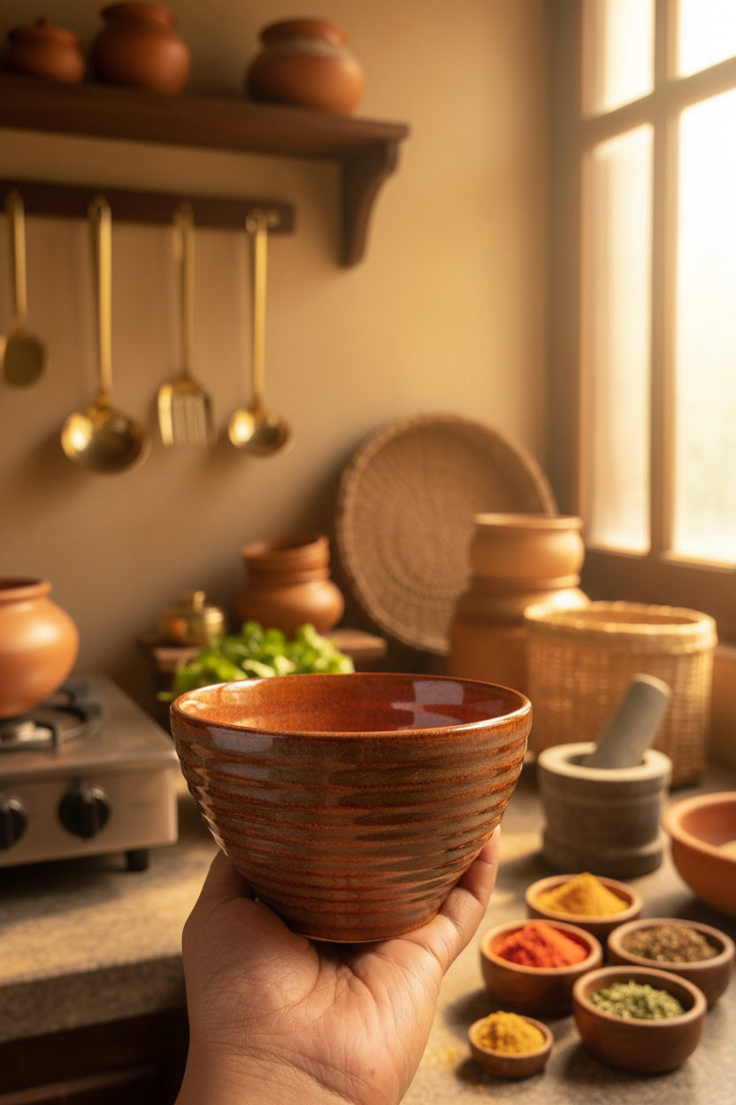 Studio stripe bowls