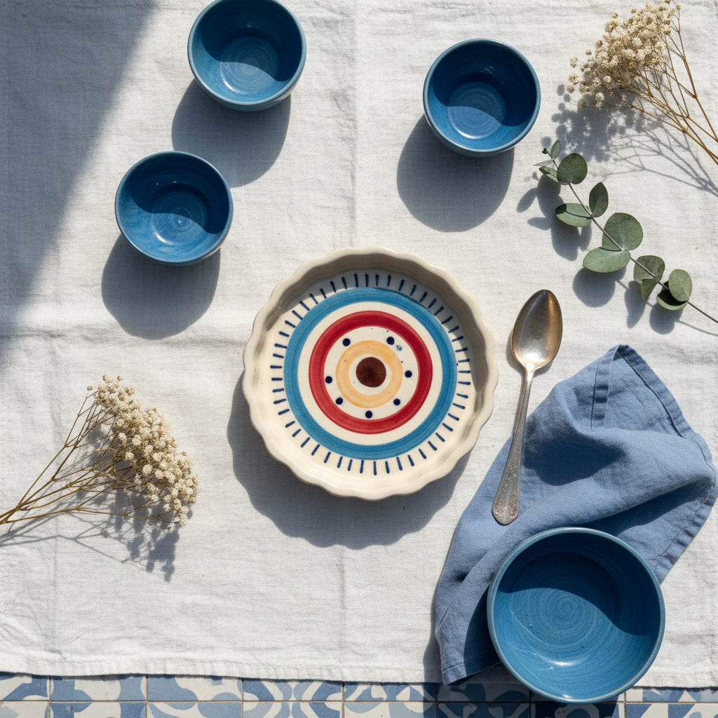 Berry & Boho Mini Ceramic Cookie Plate – 4 Inch

(set of 1)
