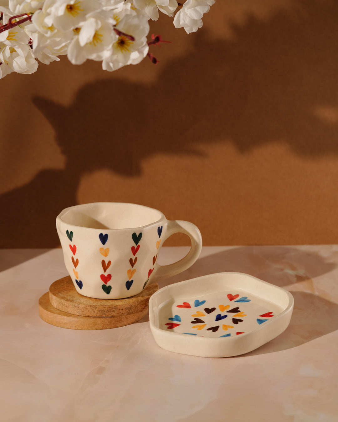 My Crockery Shop Ceramic Cup and Saucers for Mug-nificent Moments