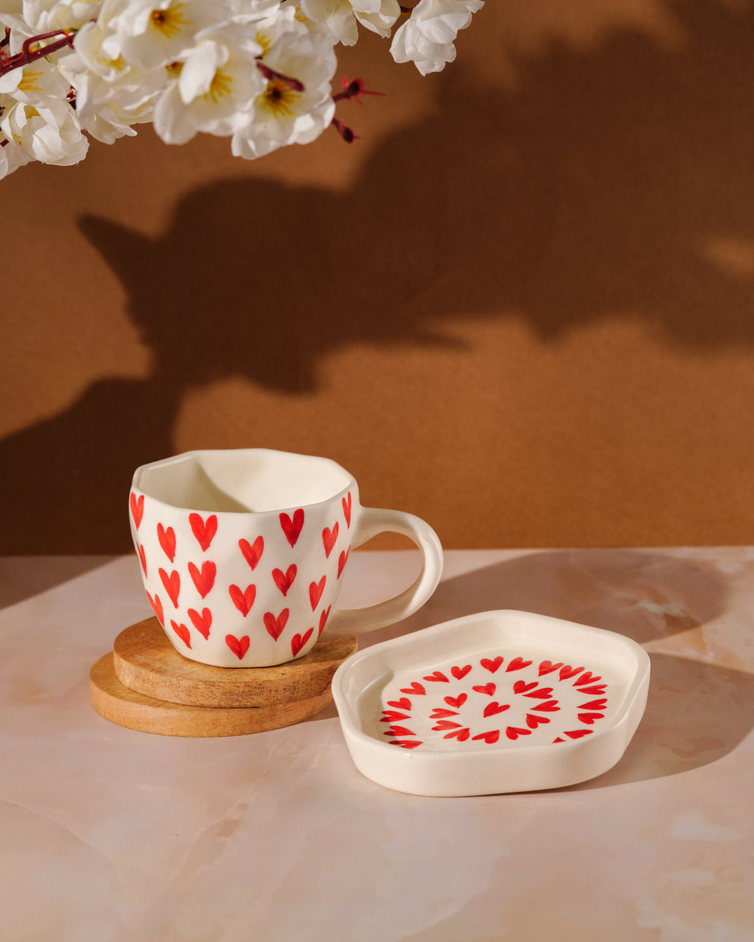 My Crockery Shop Ceramic Cup and Saucers for Mug-nificent Moments