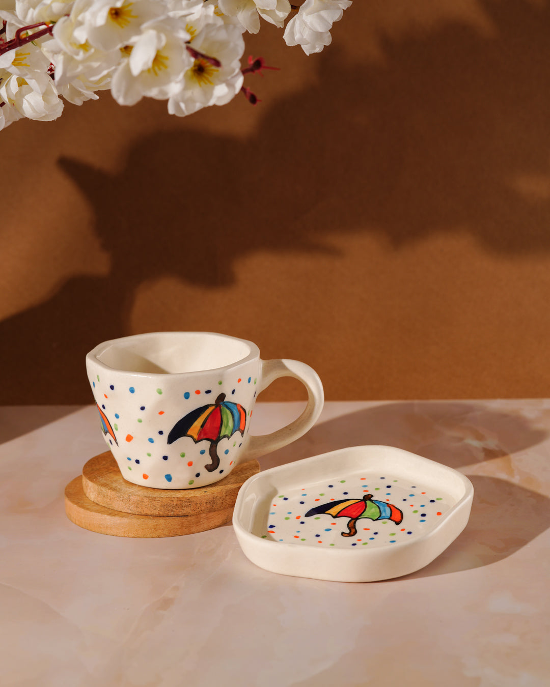 My Crockery Shop Ceramic Cup and Saucers for Mug-nificent Moments