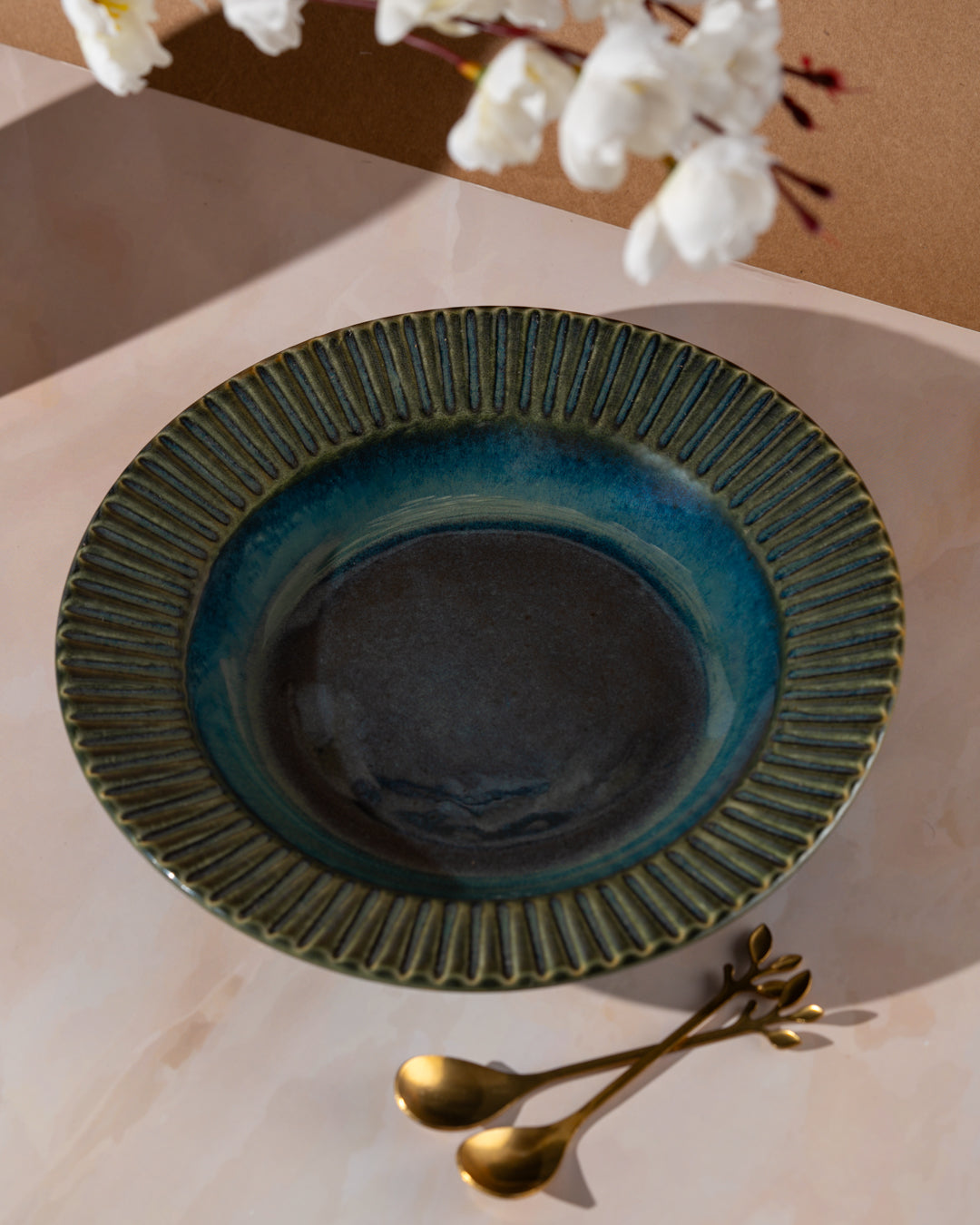 My Crockery Shop Triple Shade Ceramic Pasta Plate