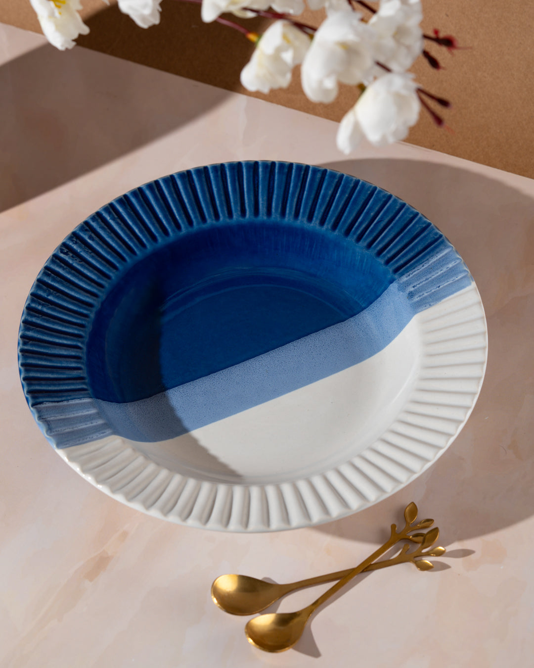 My Crockery Shop Triple Shade Ceramic Pasta Plate
