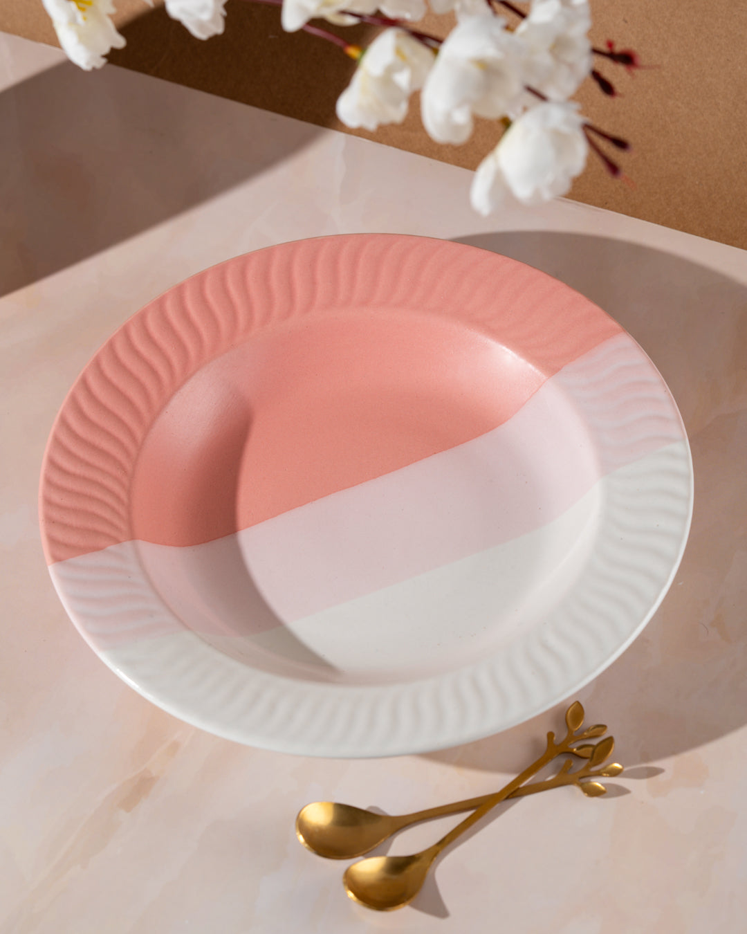 My Crockery Shop Triple Shade Ceramic Pasta Plate