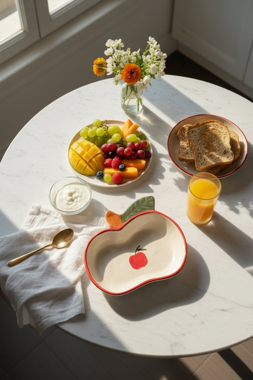 Apple Blossom Ceramic Platter