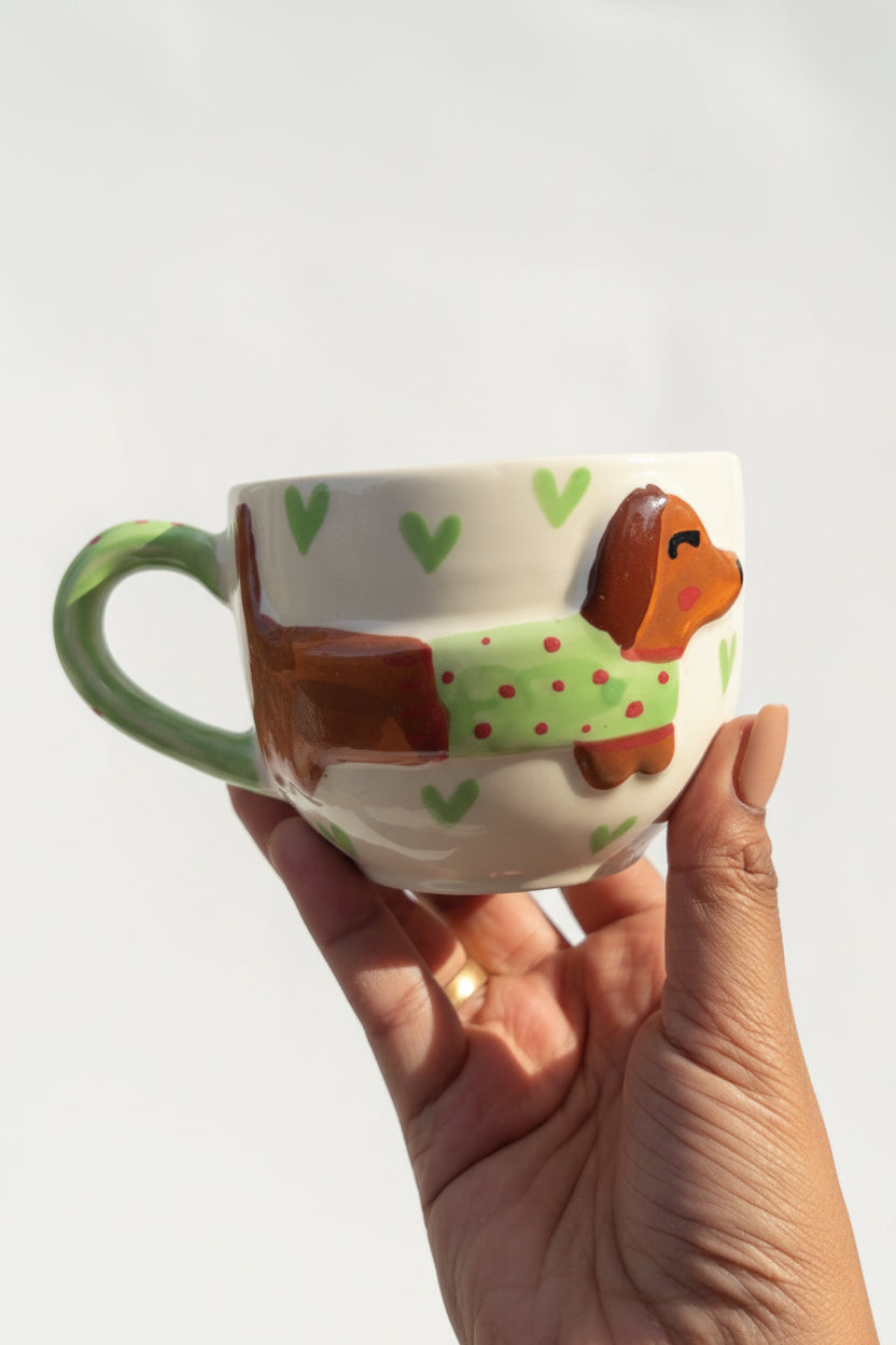 The cozy pup  mug