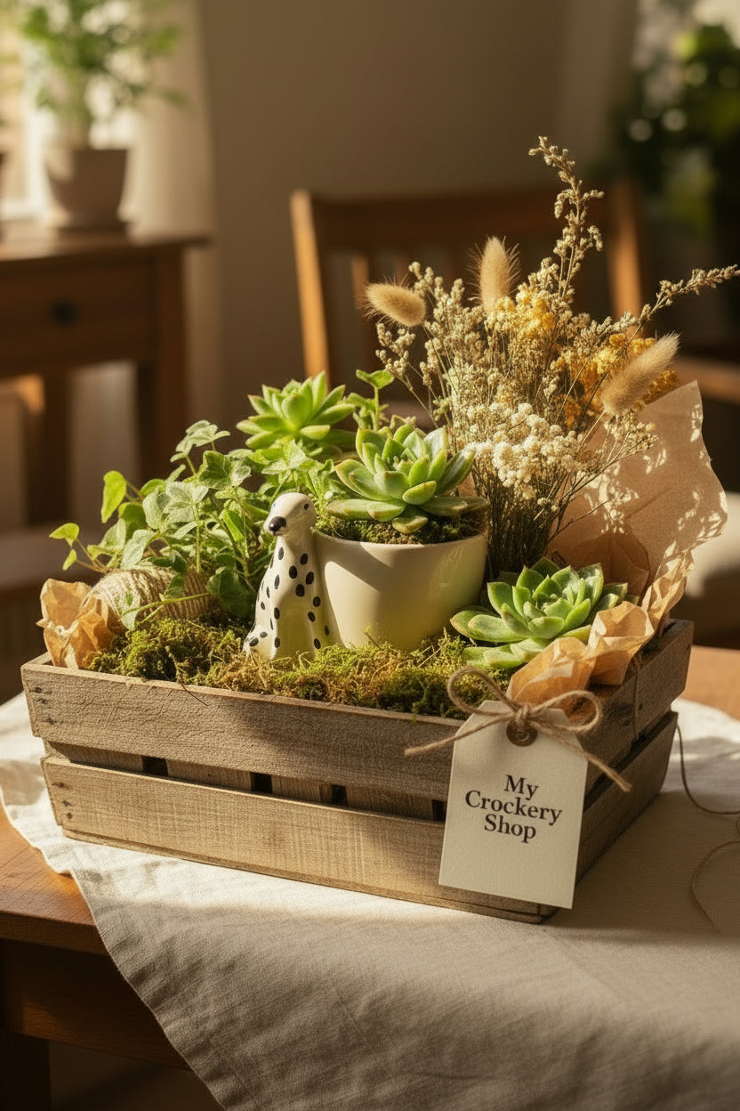 Polka Paws planter