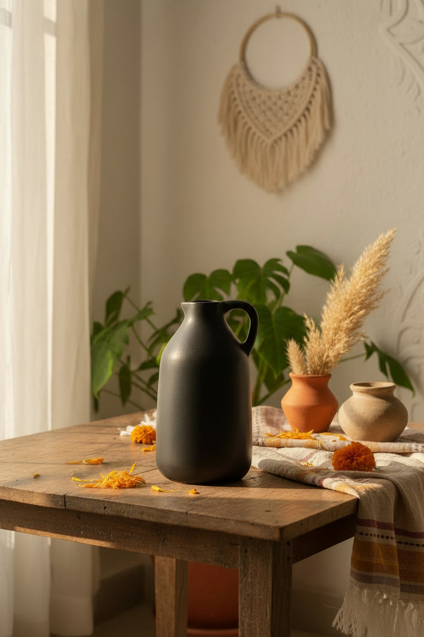 The "Amphora" Minimalist Ceramic Jug Vase