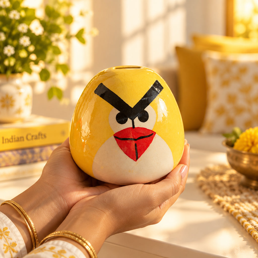 🐦 Angry Bird Ceramic Money Bank Set of 1)