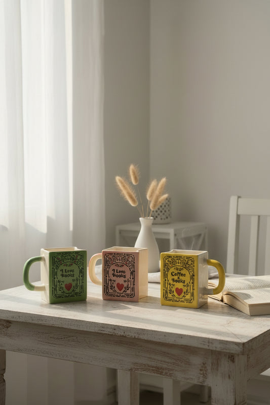 📚 Book Lover’s Mug Collection ( Set of 1)