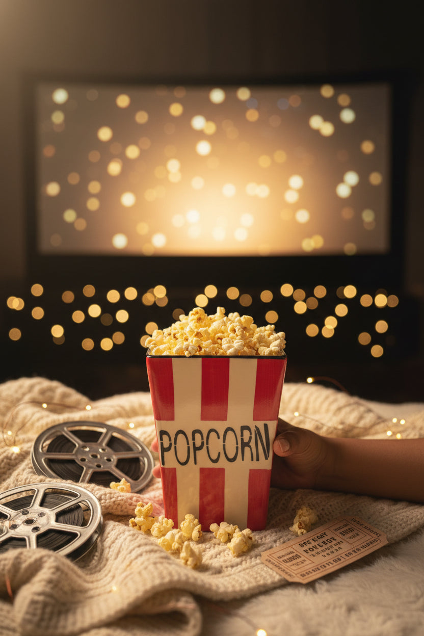 Classic Popcorn Ceramic Tub – 1000 mL